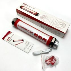 ☆☆ HUG EMARGENCY LIGHT 防災ライト PR-HUG-E250 懐中電灯 モバイルバッテリー USB充電 防水 Bランク