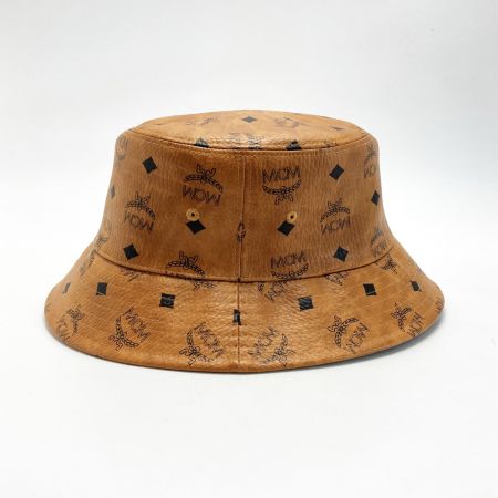  MCM エムシーエム ヴィセトス 総柄 バケットハット MEHBAMM01CO001 ブラウン サイズM 帽子
