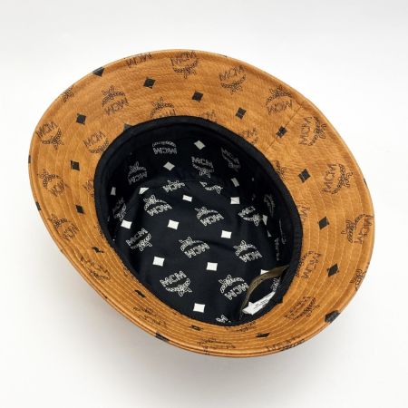  MCM エムシーエム ヴィセトス 総柄 バケットハット MEHBAMM01CO001 ブラウン サイズM 帽子