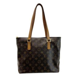 ☆☆ LOUIS VUITTON ルイヴィトン モノグラム・カバピアノ M51148 ブラウン ハンドバック レディース ゴールド金具 Cランク