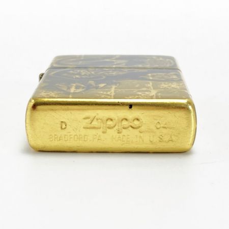  ZIPPO ジッポー ライター 200年製 純金箔張り 墨絵龍 ドラゴン 箱有