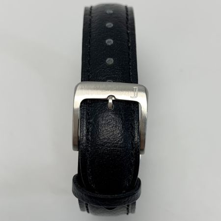  Christian Dior クリスチャンディオール クォーツ ステンレススチール レザー D78-109 ブラック レディース 腕時計