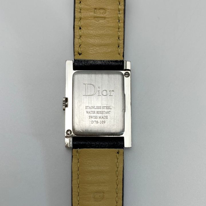 Christian Dior クリスチャンディオール クォーツ ステンレススチール