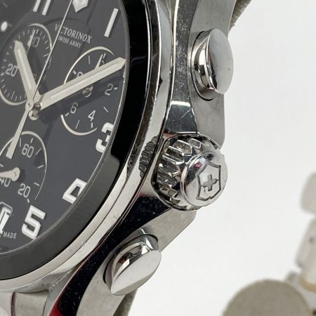  VICTORINOX ビクトリノックス クロノクラッシク 241544 ブラック クォーツ メンズ 腕時計 箱有