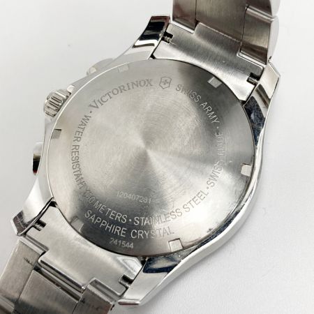  VICTORINOX ビクトリノックス クロノクラッシク 241544 ブラック クォーツ メンズ 腕時計 箱有