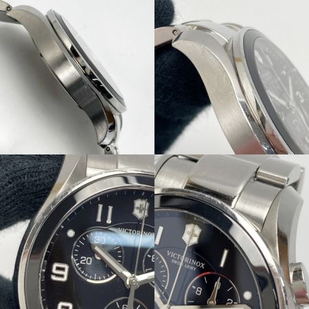  VICTORINOX ビクトリノックス クロノクラッシク 241544 ブラック クォーツ メンズ 腕時計 箱有