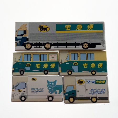   ヤマト運輸 クロネコ ミニカー 5台・ディスプレイケース
