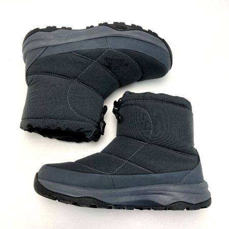  THE NORTH FACE ザノースフェイス ヌプシ ブーティ ウォータープルーフ ニット ショート NF52274 グレー SIZE 24cm 箱付き