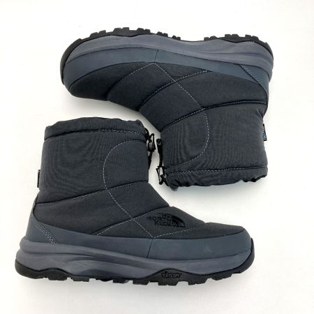  THE NORTH FACE ザノースフェイス ヌプシ ブーティ ウォータープルーフ ニット ショート NF52274 グレー SIZE 24cm 箱付き