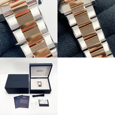  ZENITH ゼニス クロノマスター スポーツK18PG 51.3100.3600/69.M3100 自動巻き メンズ 腕時計 箱有