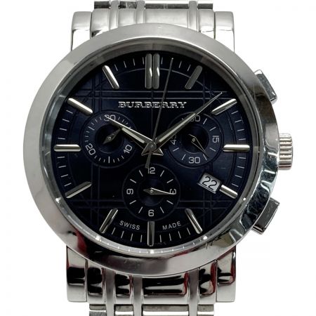  BURBERRY バーバリー ヘリテージ クロノグラフ デイト BU1360 ブラック クォーツ メンズ 腕時計