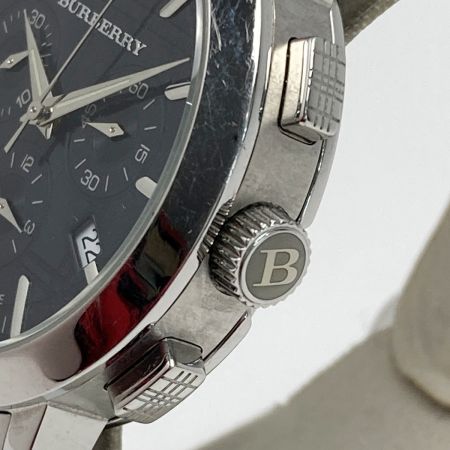  BURBERRY バーバリー ヘリテージ クロノグラフ デイト BU1360 ブラック クォーツ メンズ 腕時計