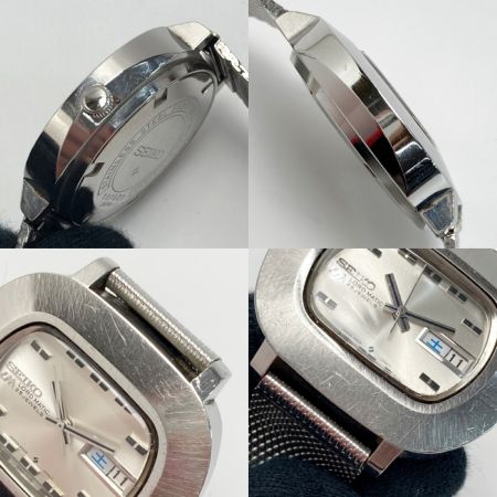  SEIKO セイコー ロードマチック 25石 5606-5010 シルバー 自動巻き メンズ 腕時計 LORD MATIC