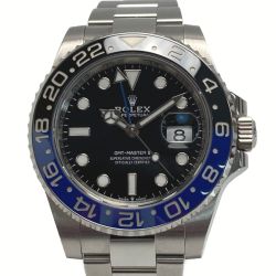 ☆☆ ROLEX ロレックス GMTマスターⅡ バットマン 126710BLNR ブラック 自動巻き メンズ 腕時計 箱・ギャランティ有 Bランク
