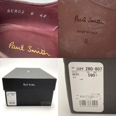  Paul Smith ポールスミス ドレスシューズ ビジネスシューズ 30PF 280-807 ブラウン SIZE L/8/42 メンズ