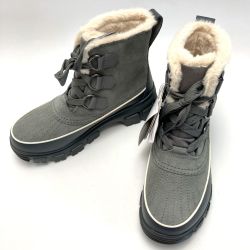☆☆ SOREL ソレル ティボリ5 WP ブーツ NL5113-052 ライトグレー SIZE 24.5cm レディース Sランク