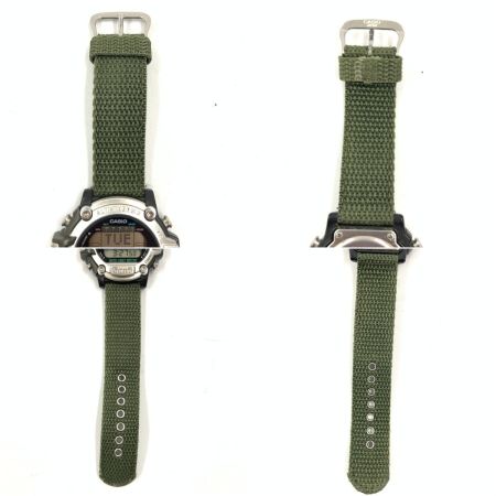  CASIO カシオ 1406 PRT-30 PROTREK プロトレック 腕時計 PRT-30 シルバー x グリーン