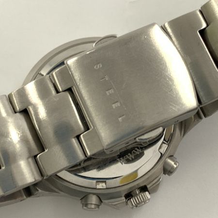  GUESS ゲス クロノグラフ クオーツ メンズ 腕時計 l10121G3 シルバー x ブルー