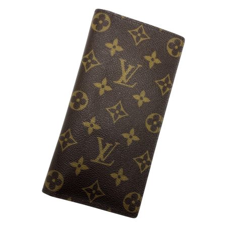  LOUIS VUITTON ルイヴィトン モノグラム ポルトフォイユ・ブラザ M66540 2つ折り財布 ゴールド金具