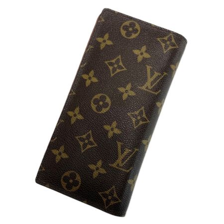  LOUIS VUITTON ルイヴィトン モノグラム ポルトフォイユ・ブラザ M66540 2つ折り財布 ゴールド金具