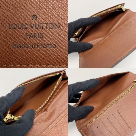  LOUIS VUITTON ルイヴィトン モノグラム ポルトフォイユ・ブラザ M66540 2つ折り財布 ゴールド金具
