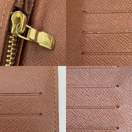  LOUIS VUITTON ルイヴィトン モノグラム ポルトフォイユ・ブラザ M66540 2つ折り財布 ゴールド金具