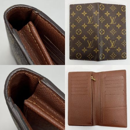  LOUIS VUITTON ルイヴィトン モノグラム ポルトフォイユ・ブラザ M66540 2つ折り財布 ゴールド金具