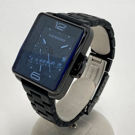  INDEPENDENT インディペンデント スウィング デイト G303 ブラック クォーツ メンズ 腕時計