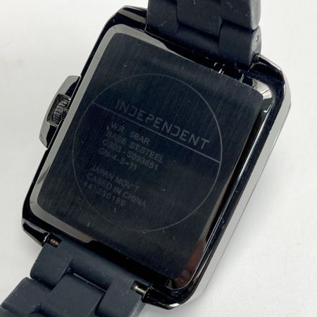  INDEPENDENT インディペンデント スウィング デイト G303 ブラック クォーツ メンズ 腕時計