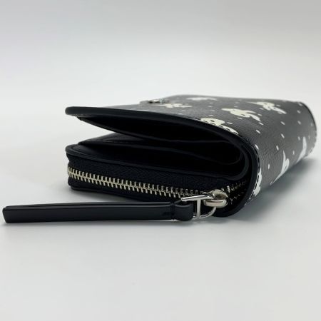  TORY BURCH トリーバーチ  ロビンソン プリント バイフォールドウォレット 166031 ブラック 2つ折り財布