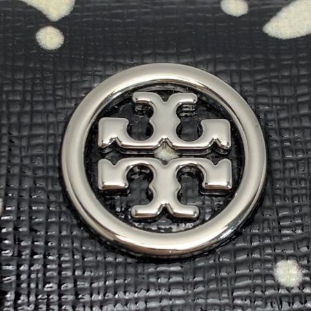 TORY BURCH トリーバーチ  ロビンソン プリント バイフォールドウォレット 166031 ブラック 2つ折り財布