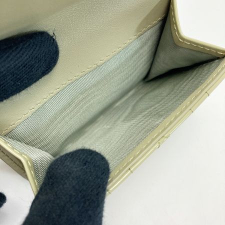  Christian Dior クリスチャンディオール カナージュ ロータスウォレット 41-MA-0262 カーキ 3つ折り財布 箱・布袋有