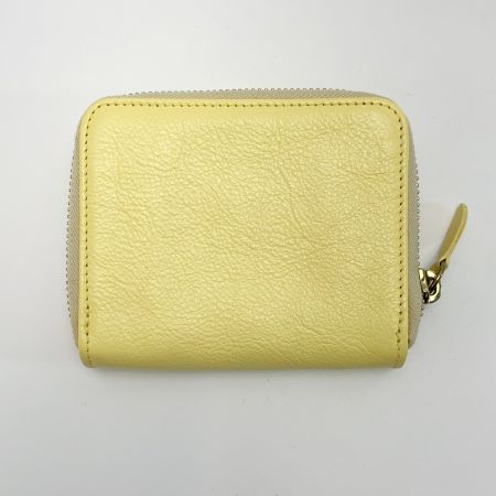  IL BISONTE イルビゾンテ ラウンドファスナー レザー 54222-3-05140 イエロー 2つ折り財布