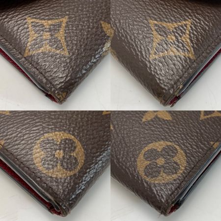  LOUIS VUITTON ルイヴィトン モノグラム ポルトフォイユエミリー M60697 フーシャ 長財布