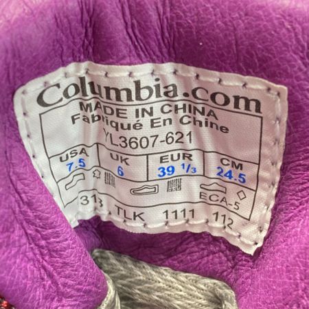  Columbia コロンビア トレッキングブーツ  YL3607-621 パープル×ネイビー SIZE 24.5cm レディース