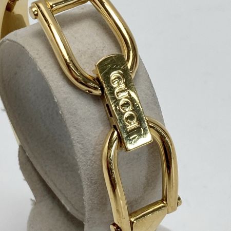  GUCCI グッチ バングルウォッチ 1500L ブラック文字盤 クォーツ レディース 腕時計