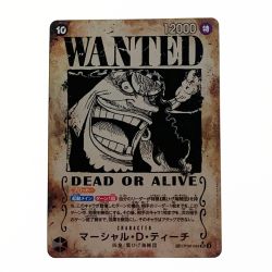 ☆☆  ワンピース トレカ マーシャル・D・ティーチ WANTED OP09-093 SP パラレル Bランク