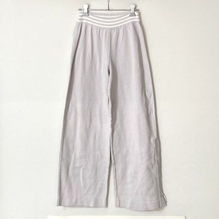  CHANEL シャネル ココマーク ロゴ ライン ショートスリーブ セットアップ P23000V01521 ピンクグレー サイズ 38 レディース