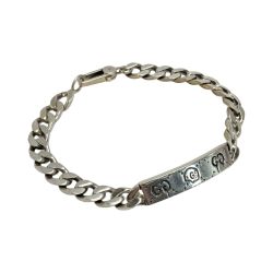☆☆ GUCCI グッチ ゴースト シルバー925 ブレスレット ドクロ SILVER925 GHOST Bランク