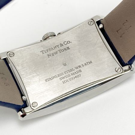  Tiffany & Co. ティファニー イーストウエストミニ 36668444 ネイビー クォーツ レディース 腕時計 箱・取説有