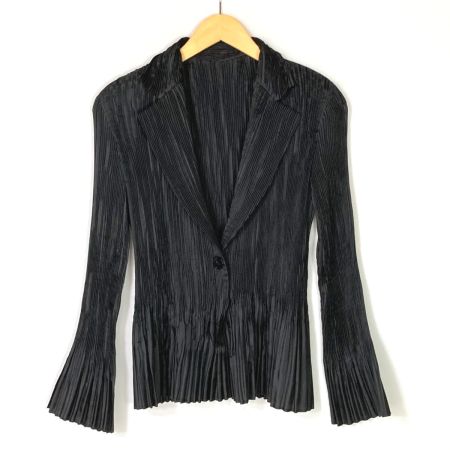  SPECCHIO スペッチオ プリーツジャケット 491-438 ブラック サイズ 40 レディース