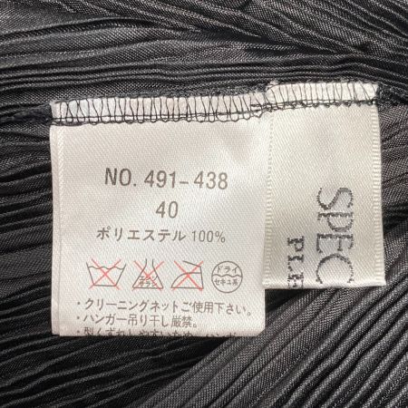  SPECCHIO スペッチオ プリーツジャケット 491-438 ブラック サイズ 40 レディース