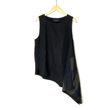  萌 MOYURU ロングベスト サイズ M～L レディース RN115468 ブラック