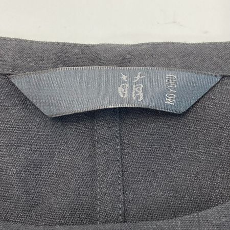  萌 MOYURU ロングベスト サイズ M～L レディース RN115468 ブラック