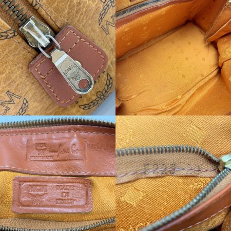  MCM エムシーエム ヴィセトス キャメル 2WAYミニボストン トラップ付 レザー レディース