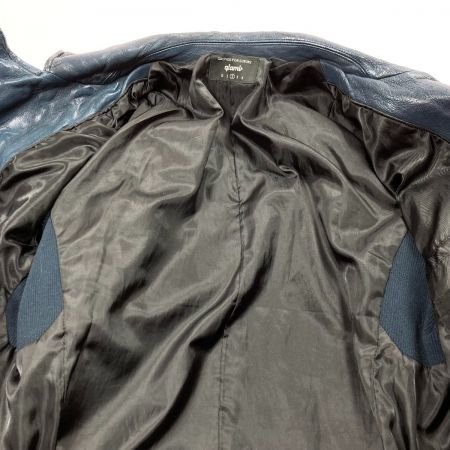  glamb グラム レザージャケット 羊革 GB0418 ネイビー サイズ 2 メンズ