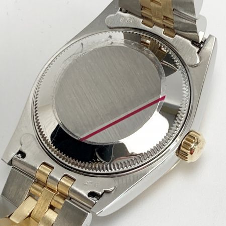  ROLEX ロレックス デイトジャスト S番 ローマ K18 68273NR シェル文字盤 自動巻き ボーイズ 腕時計