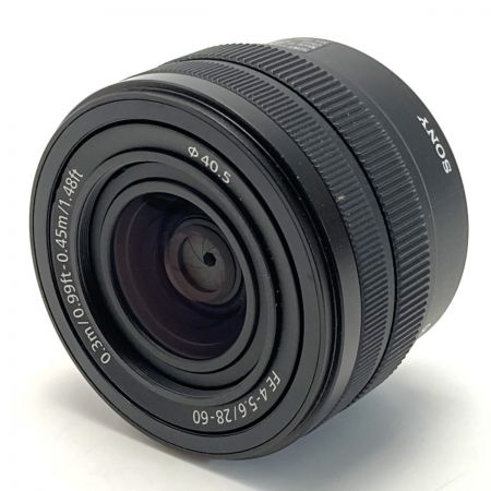  SONY ソニー FE 28-60mm F4-5.6 SEL2860 ズームレンズ
