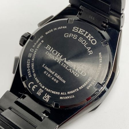  SEIKO セイコー アストロン バイオハザード デスアイランド コラボ SBXC129/5X53-0BZ0 GPSソーラー メンズ 腕時計 箱・取説有