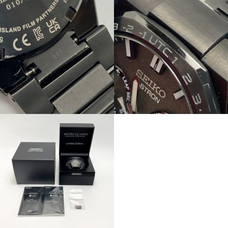  SEIKO セイコー アストロン バイオハザード デスアイランド コラボ SBXC129/5X53-0BZ0 GPSソーラー メンズ 腕時計 箱・取説有